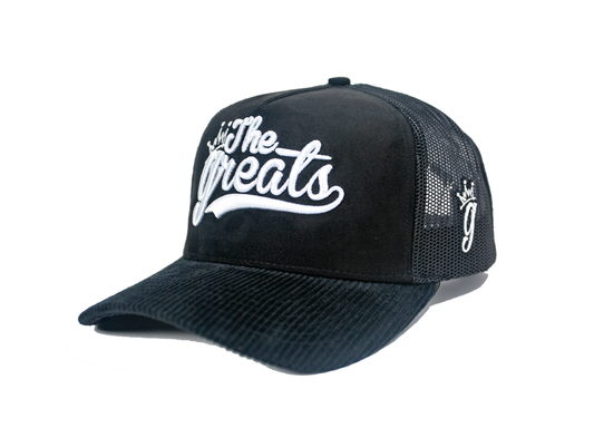 The Greats Suede - Black/White