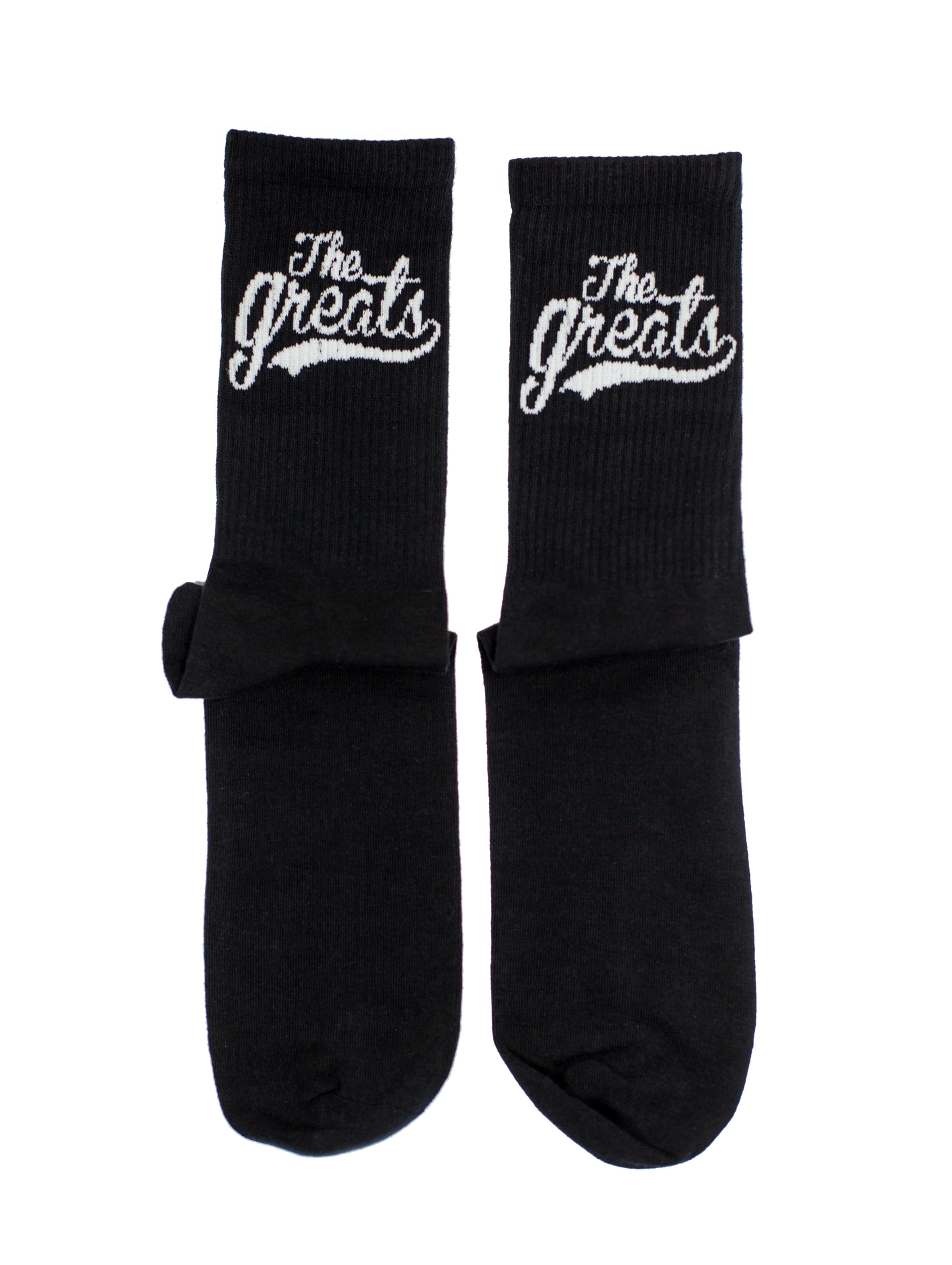 The Greats Crew Socks - Black/White